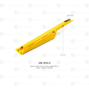 Soporte derecho: GRE-SP04-D (Adaptable a: Gregoire 121460)