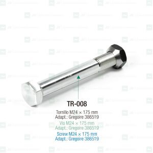 Tornillo M24 × 175 mm Adapt. Gregoire 386519