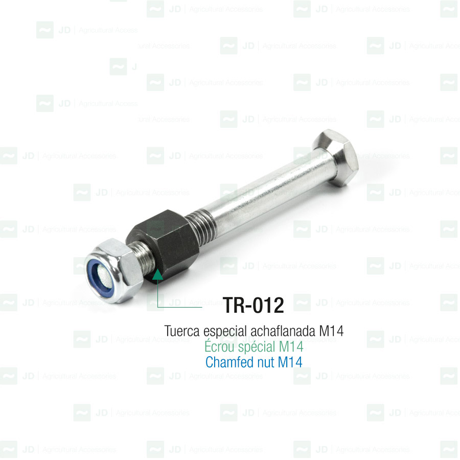 Tuerca especial achaflanada M14