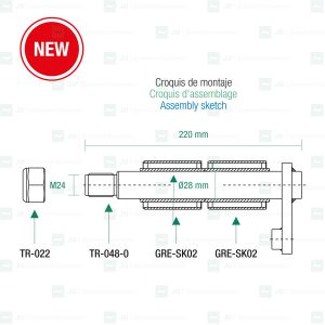 Croquis de montaje tr-048-0