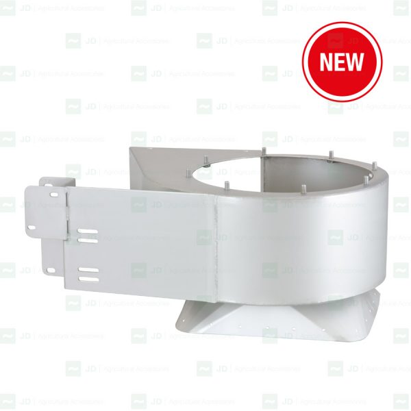 Caracola inferior ventilador izquierdo inox.